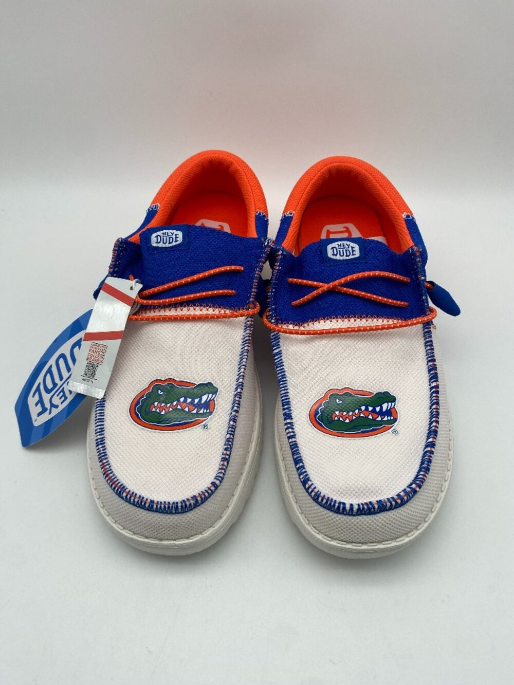 HEY DUDE WALLY TRI FLORIDA GATORS #41324-4OY US MEN'S SIZE 7